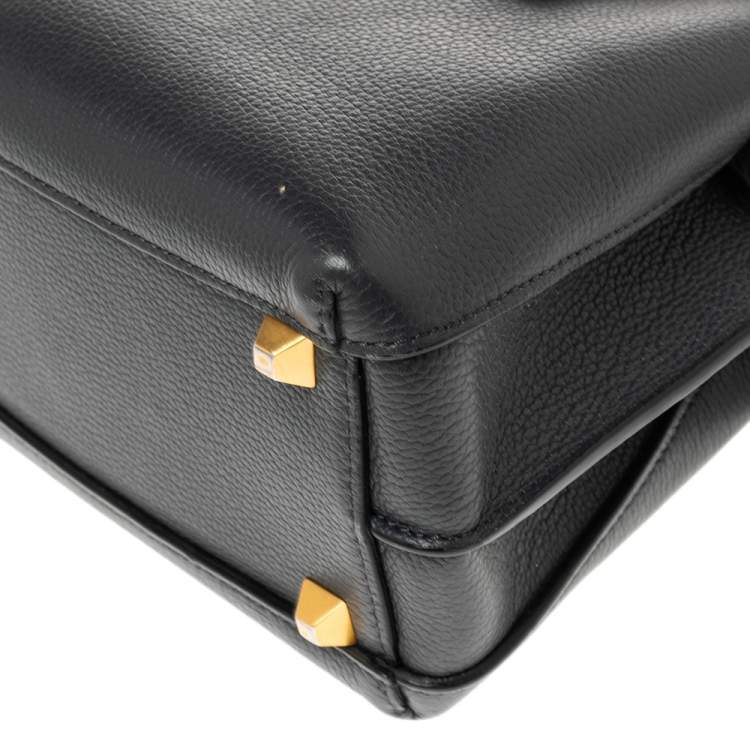 مملوكة مسبقًا MCM Dark Grey Leather Mini Milla Tote