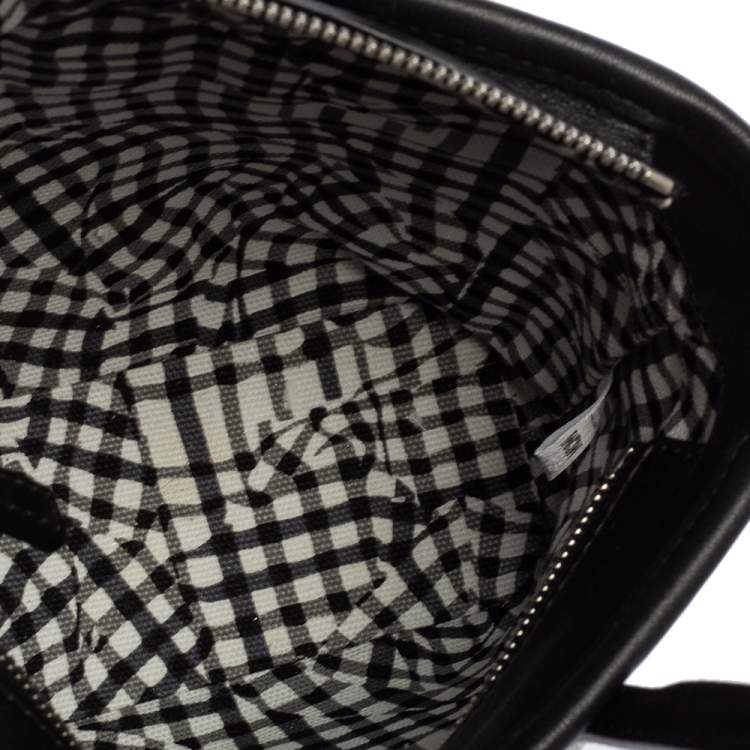 مملوكة مسبقًا MCM Black Visetos Coated Canvas and Leather Mini Anya Zip Tote