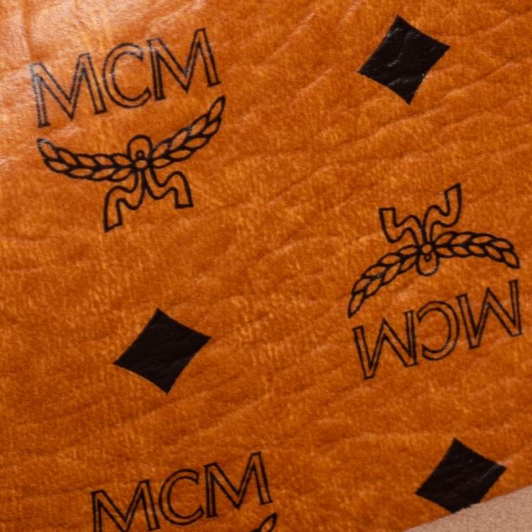 Pre Owned MCM Blue Leather Milla Park Avenue Satchel 