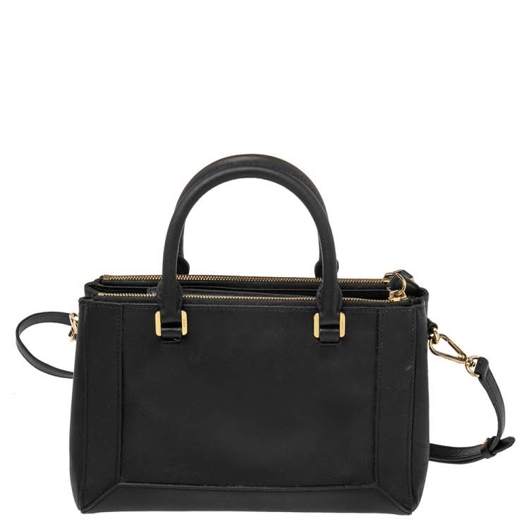 Pre Owned MCM Black Leather Nuovo Tote