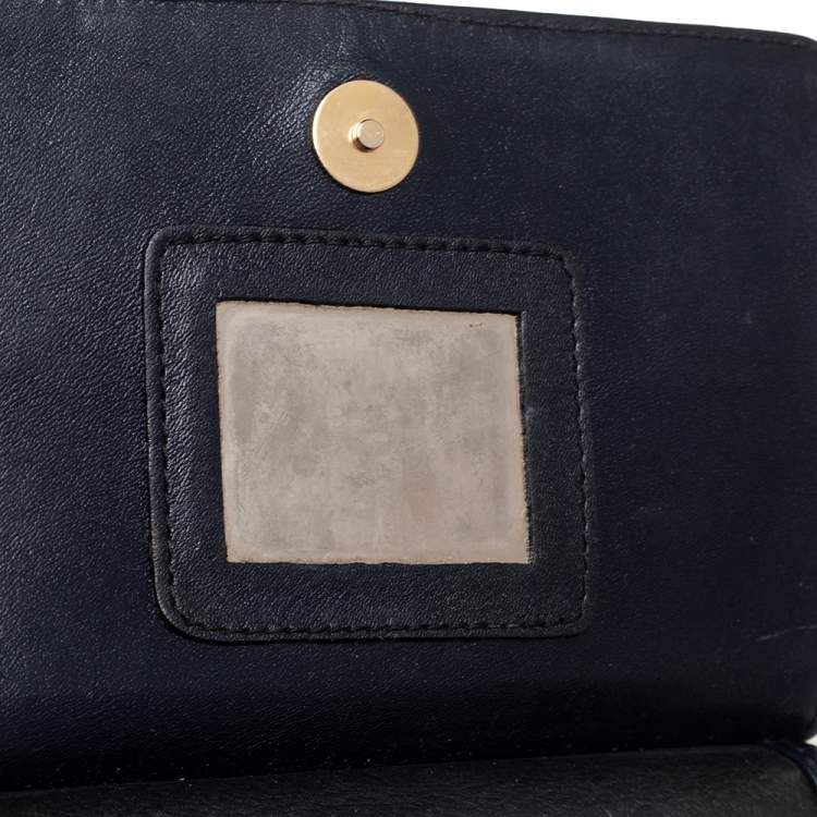 Pre Owned MCM White Visetos Coated Canvas Mini Crossbody Bag