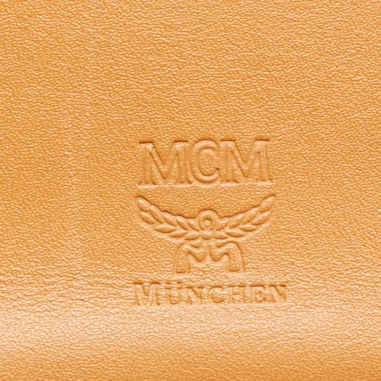 Pre Owned MCM Multicolor Visetos Coated Canvas and Leather Trifold Wallet
