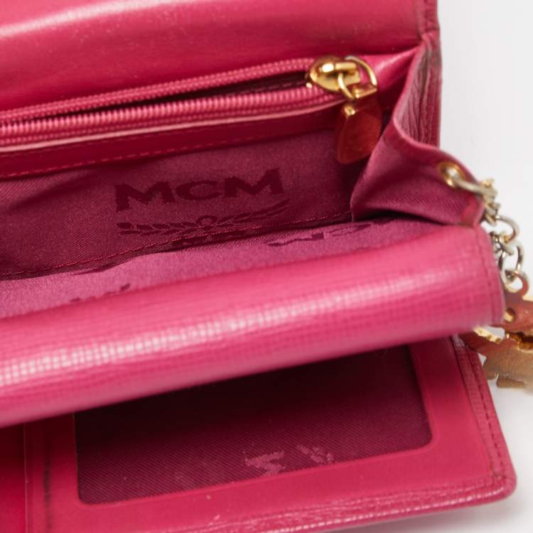 MCM Purse Wallet Zip + Card + Box + Serial Number