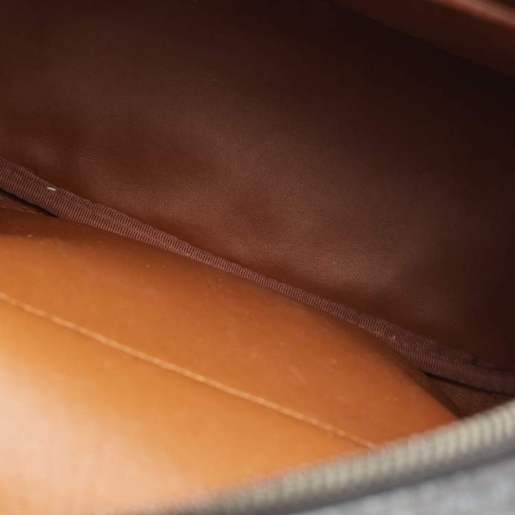 Pre Owned MCM Black Visetos Coated Canvas Small Stark Backpack