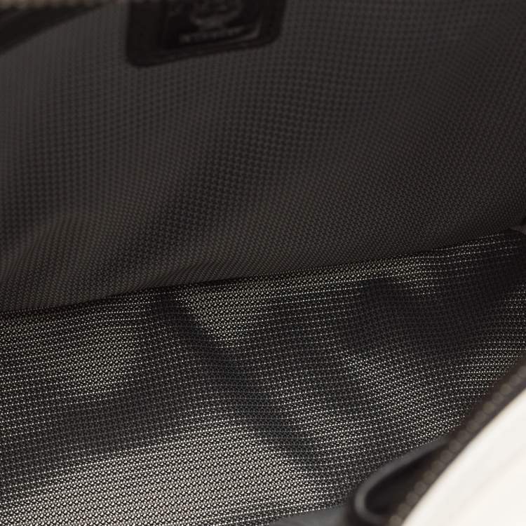 Pre Owned MCM White Visetos Coated Canvas Small Studs Stark Backpack
