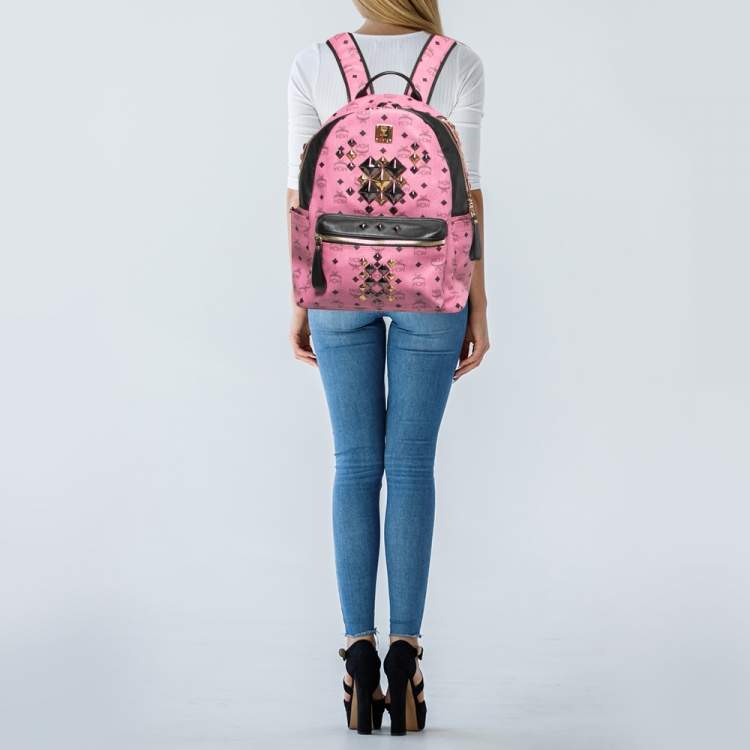 MCM Pink X-Mini Stark Backpack at FORZIERI Canada