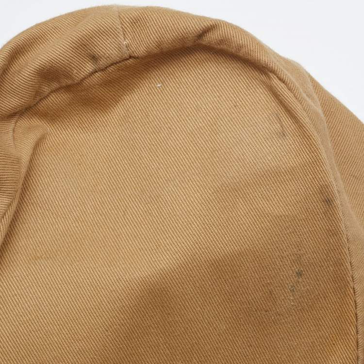Pre Owned MCM Cognac Visetos Coated Canvas and Leather Hobo