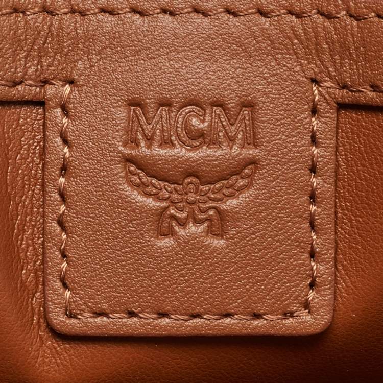 Pre Owned MCM Black Visetos Coated Canvas and Leather Large Stark Backpack
