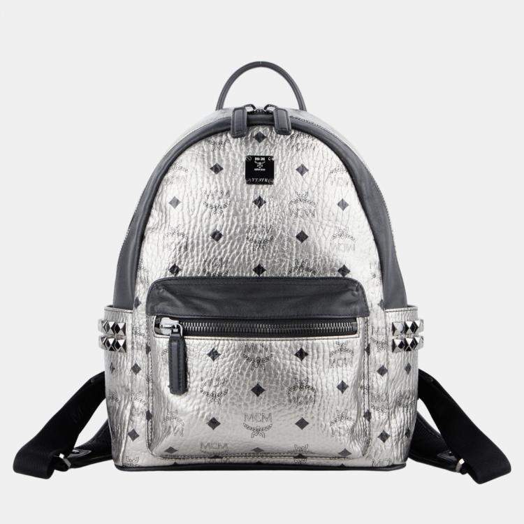 Mcm backpack online gray