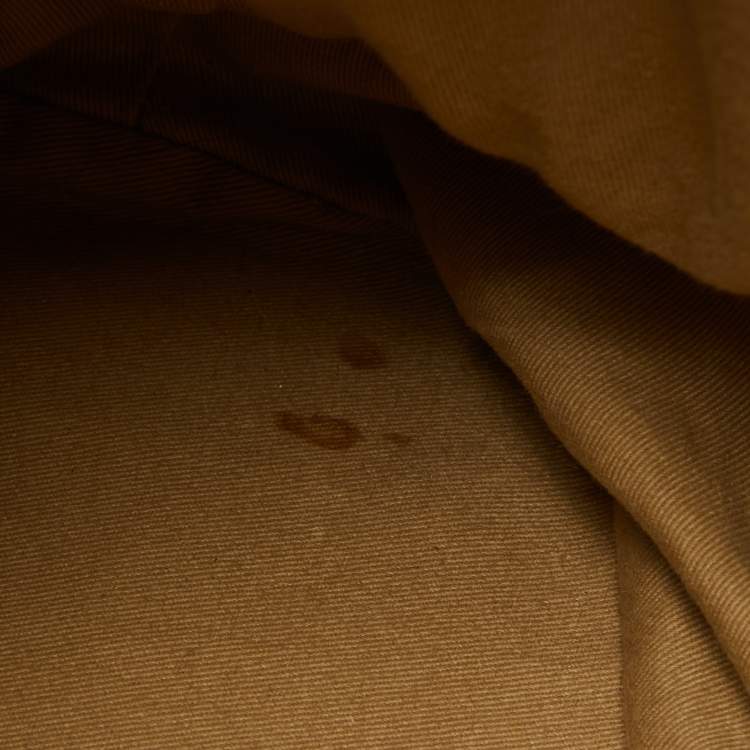 Pre Owned MCM Cognac Visetos Coated Canvas and Leather Large Hobo
