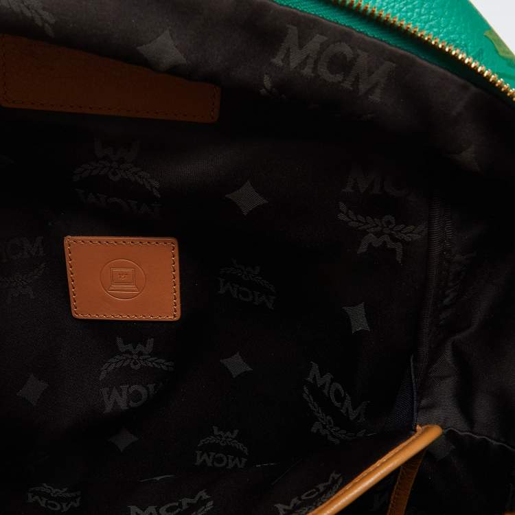 Pre Owned MCM Multicolor Floral Phenomenon Coated Canvas and Leather Large Backpack