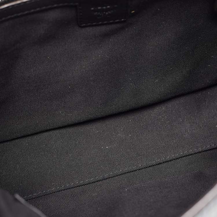 Pre Owned MCM Black Visetos Coated Canvas and Leather Klara Bag