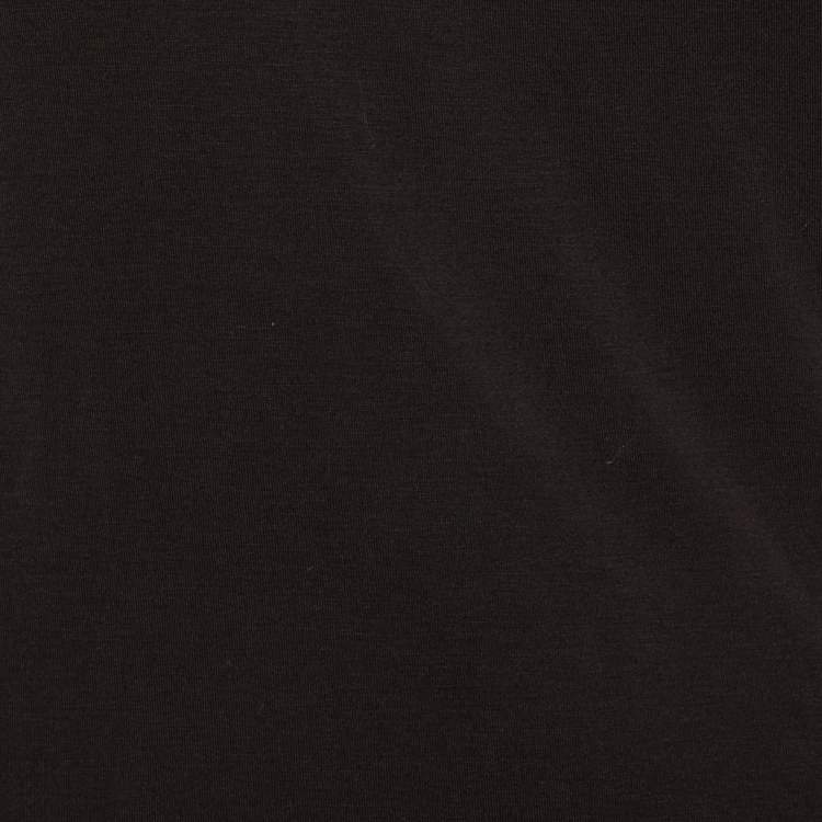 مملوكة مسبقًا McQ by Alexander McQueen Black Jersey Gathered Mini Dress M