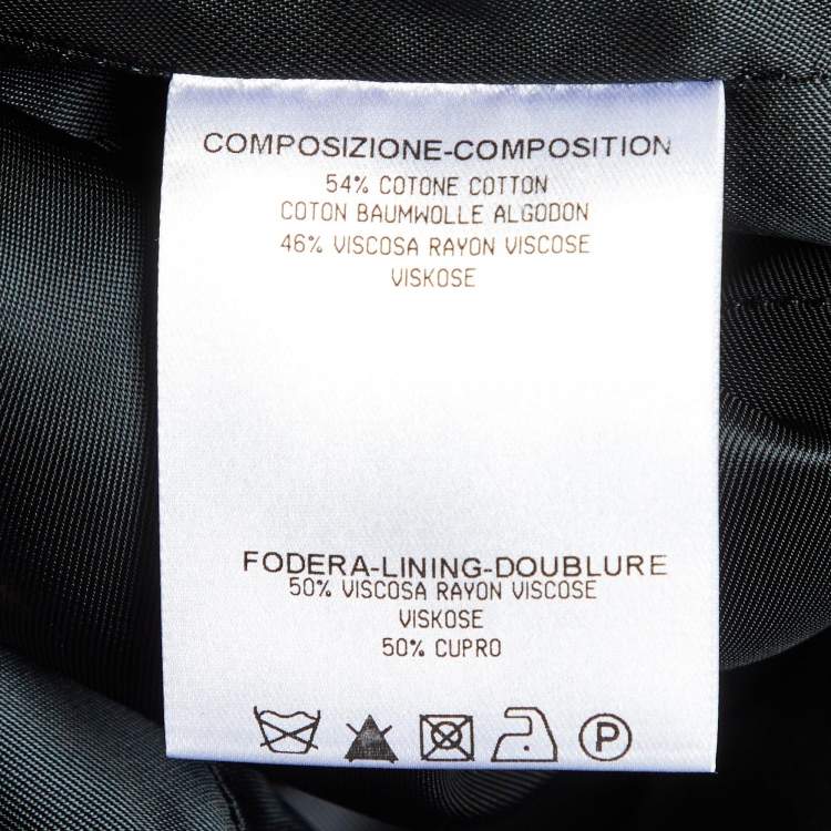 Pre Owned McQ by Alexander McQueen Black Cotton Blend Pleated Sleeveless Dress M