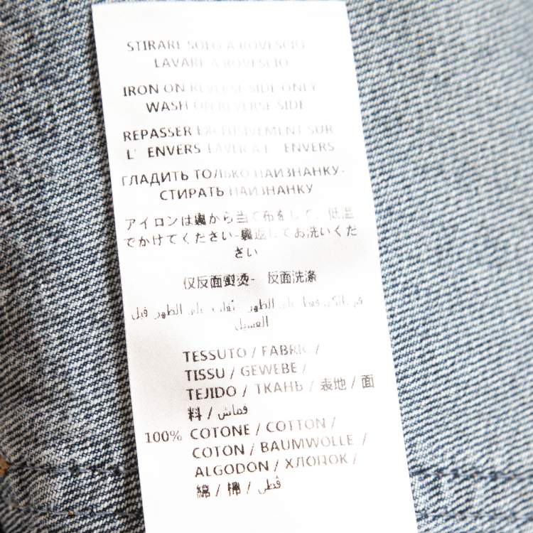 Pre Owned McQ by Alexander McQueen Two Toned Denim Jeans M