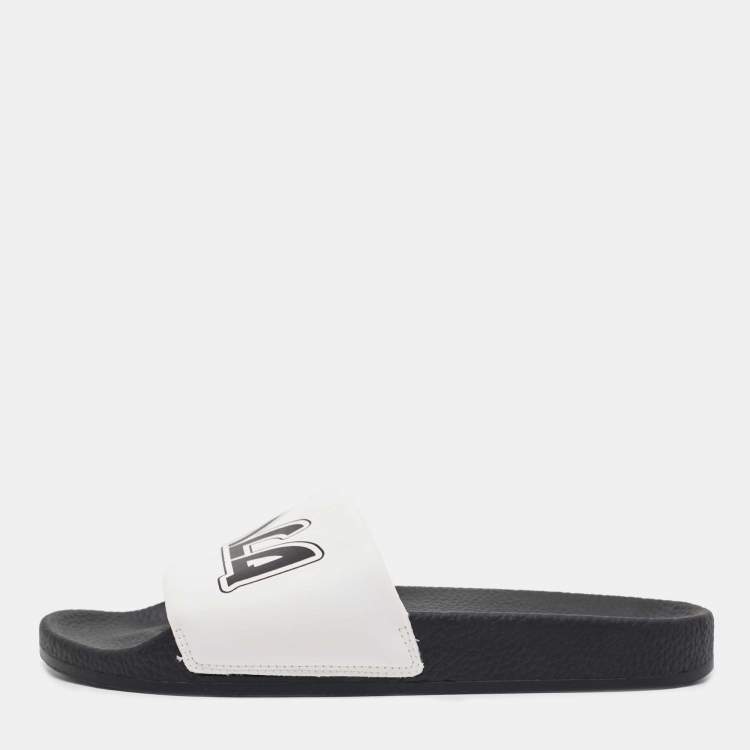 Alexander mcqueen discount logo pool slides