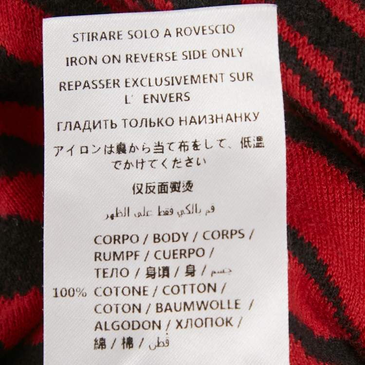 Pre Owned McQ by Alexander McQueen Red Animalskin Pattern Wool Midi Dress XXS