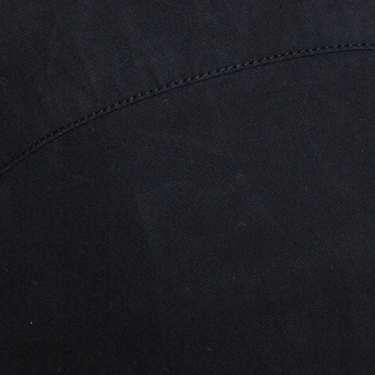Pre Owned McQ by Alexander McQueen Black Cotton Structured A Line Skirt M
