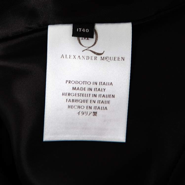 Pre Owned McQ by Alexander McQueen Multicolored Abstract Print Textured Short Dress S