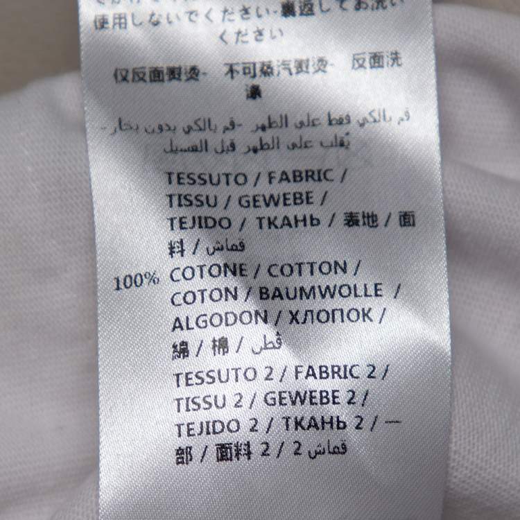 Pre Owned McQ by Alexander McQueen White Cotton Eyelet Trimmed Ruffled T-Shirt S