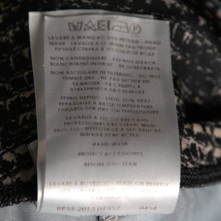 Pre Owned McQ by Alexander McQueen Green Synthetic Printed Leggings S