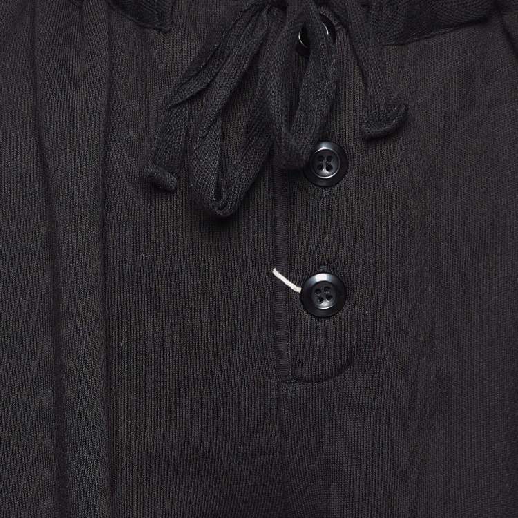 Pre Owned McQ by Alexander McQueen Black Cotton Jogger Pants L