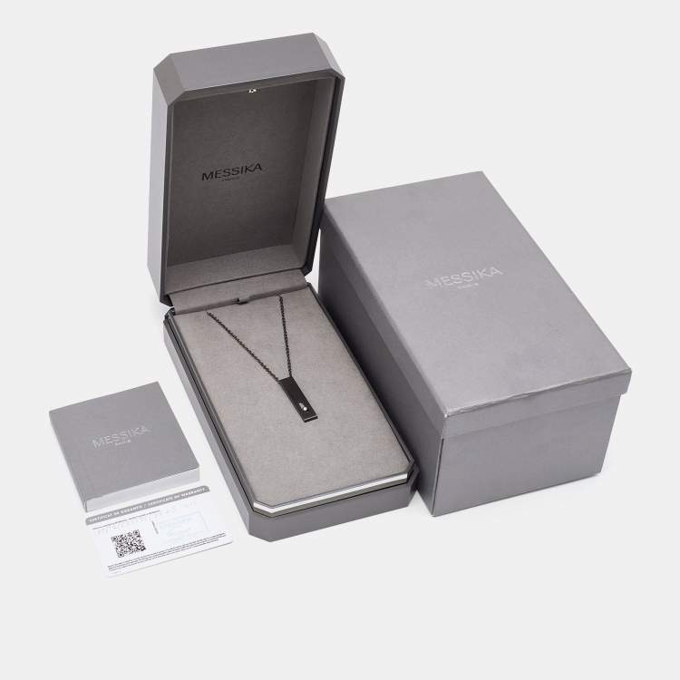 Pre Owned Messika Move Diamond Titanium Necklace