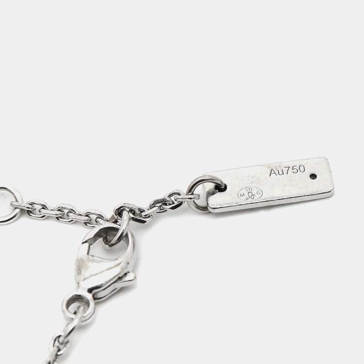 Pre Owned Messika Lucky Move Diamonds 18k White Gold Bracelet