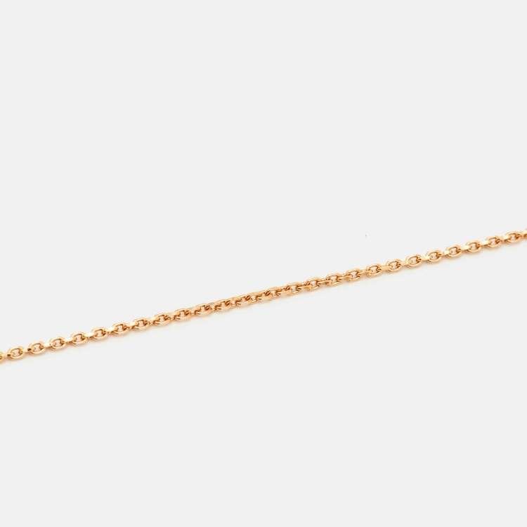 Pre Owned Messika Gigi Hadid Move Addiction Diamond 18k Rose Gold Necklace