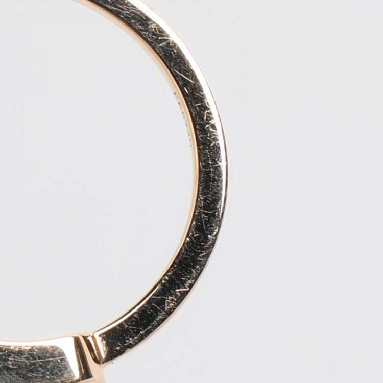 Pre Owned Messika Move Uno Diamond 18k Gold Ring Size 53