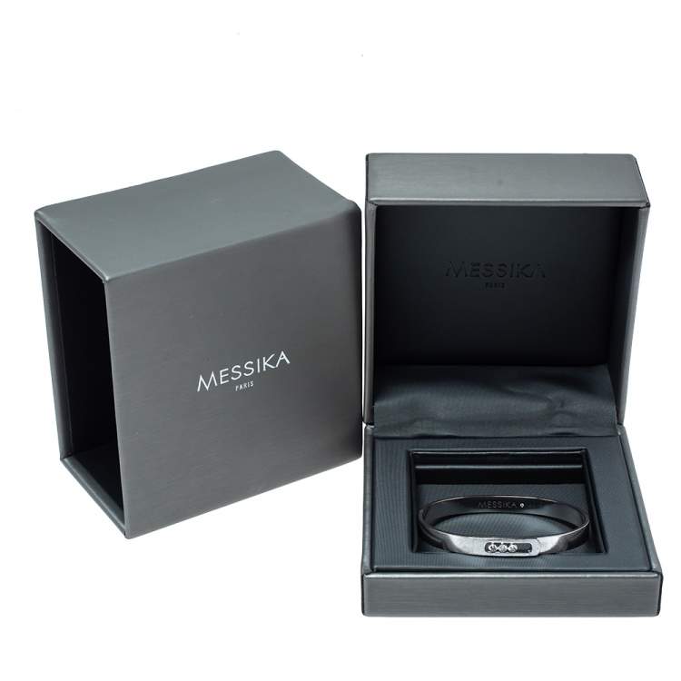 Pre Owned Messika Move Noa Diamond 18K White Gold Bracelet