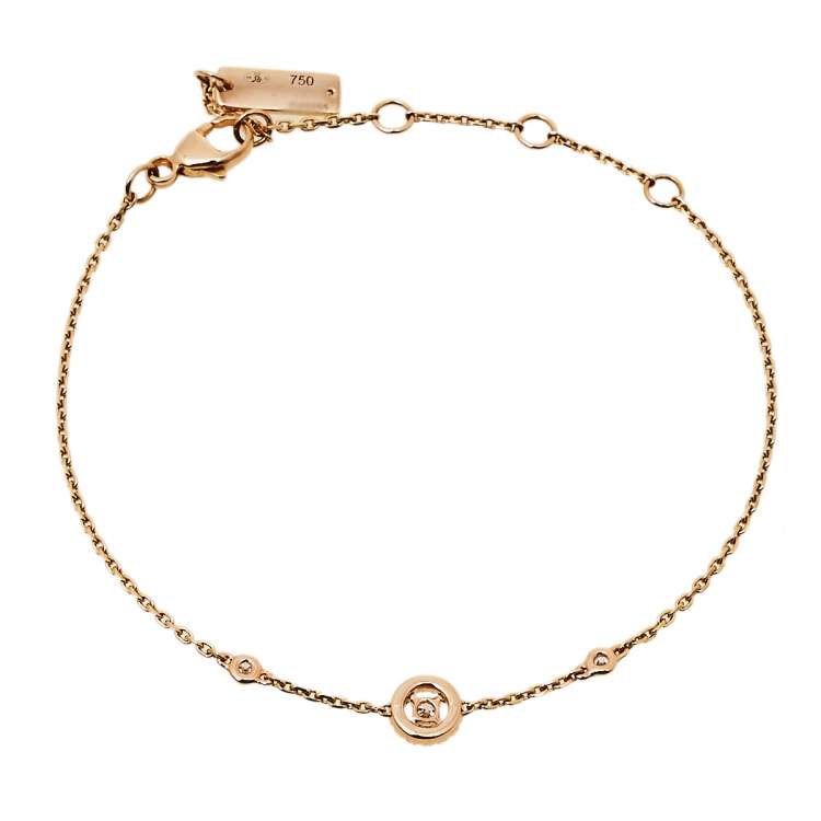 Pre Owned Messika Mini Joy XS Diamond 18K Rose Gold Bracelet