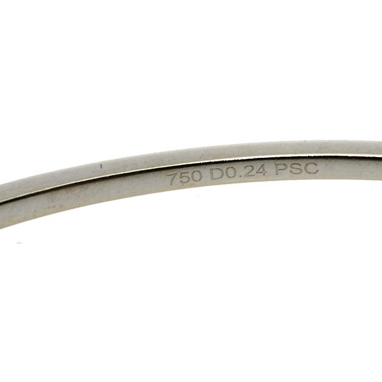 Pre Owned Messika Move Thin Diamond 18K White Gold Bracelet M