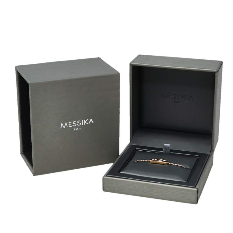 Pre Owned Messika Baby Move Diamond 18K Rose Gold Bracelet