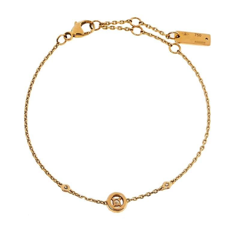 Pre Owned Messika Mini Joy XS Diamond 18K Rose Gold Bracelet