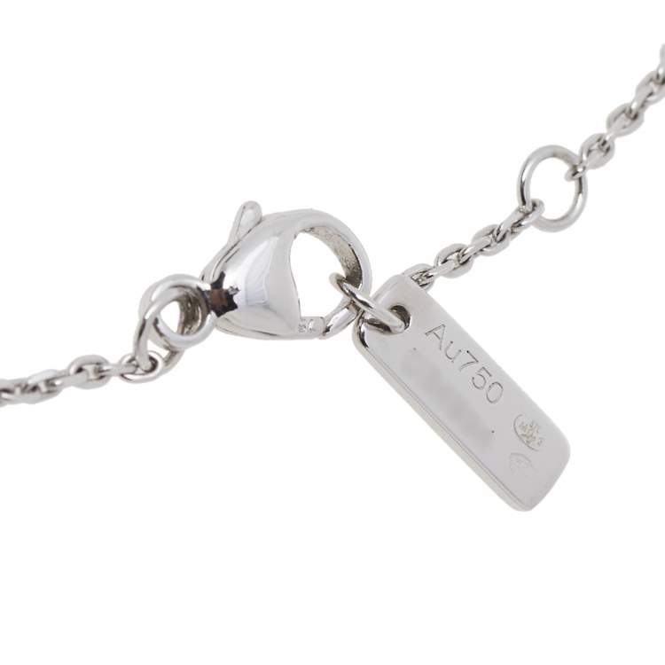 Pre Owned Messika My First Diamond 18K White Gold Bracelet