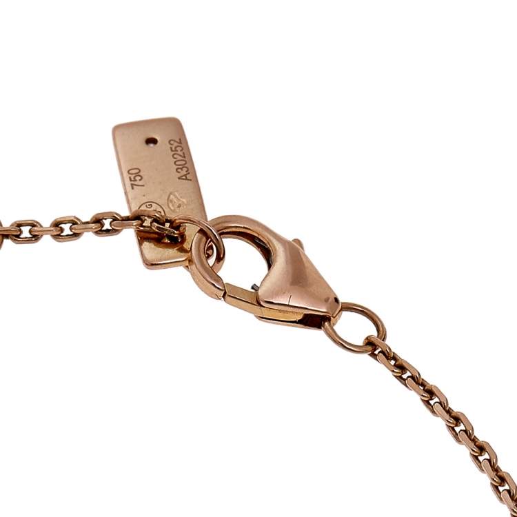 مملوكة مسبقًا Messika Move Uno Pave Diamond 18K Rose Gold Bracelet