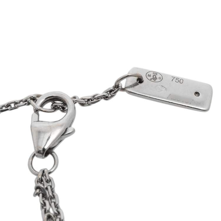 Pre Owned Messika Move Classique Diamond 18K White Gold Bracelet
