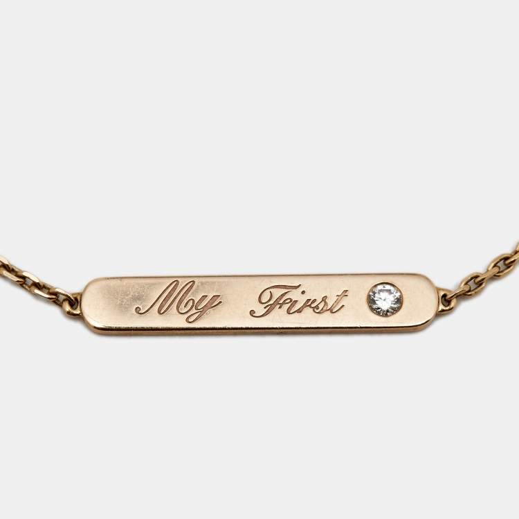 Pre Owned Messika  My First Diamond 18k Rose Gold Bracelet