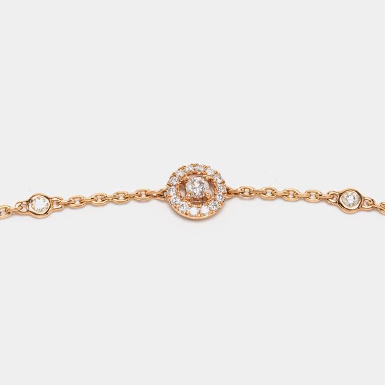 Pre Owned Messika Joy XS Diamond 18k Rose Gold Bracelet