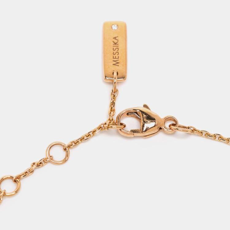 Pre Owned Messika Joy XS Diamond 18k Rose Gold Bracelet