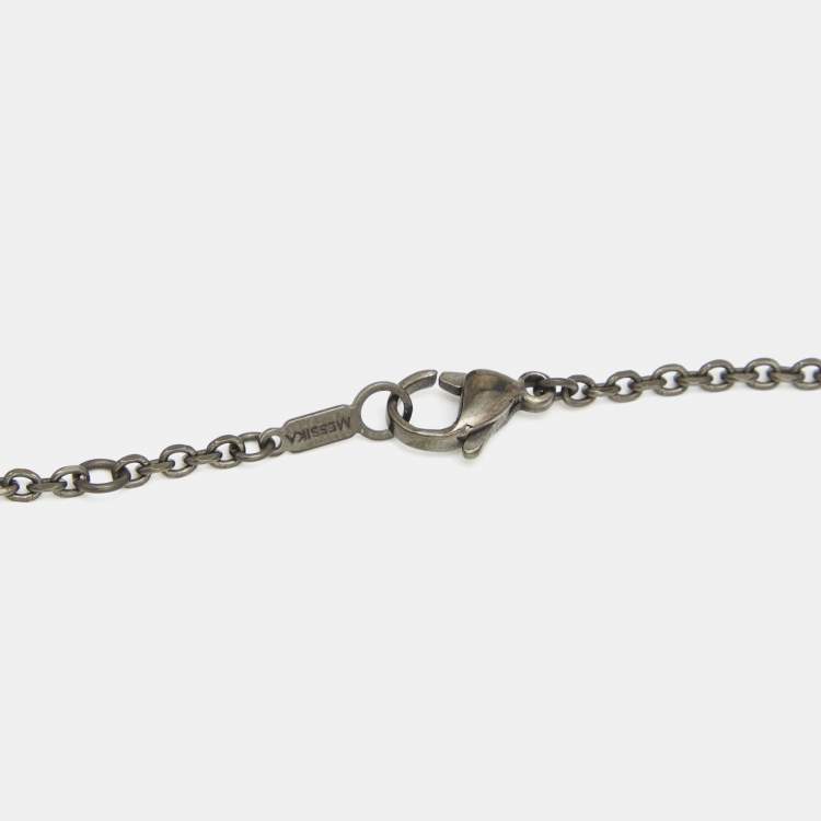 Pre Owned Messika Move Diamond Titanium Pendant Necklace