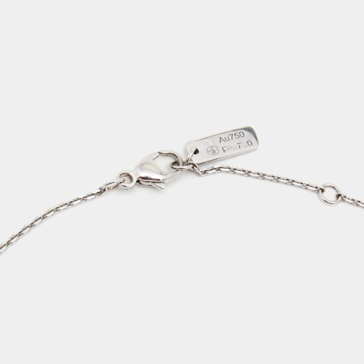 Pre Owned Messika Baby Move Diamond 18k White Gold Necklace