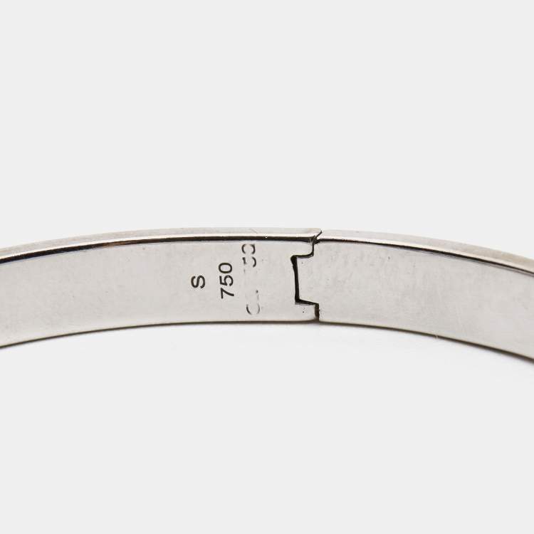 Pre Owned Messika Move Noa Diamonds 18k White Gold Bracelet S