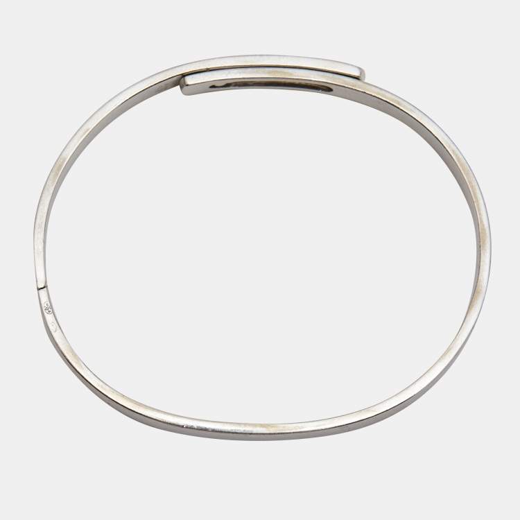 Pre Owned Messika Move Noa Diamonds 18k White Gold Bracelet S