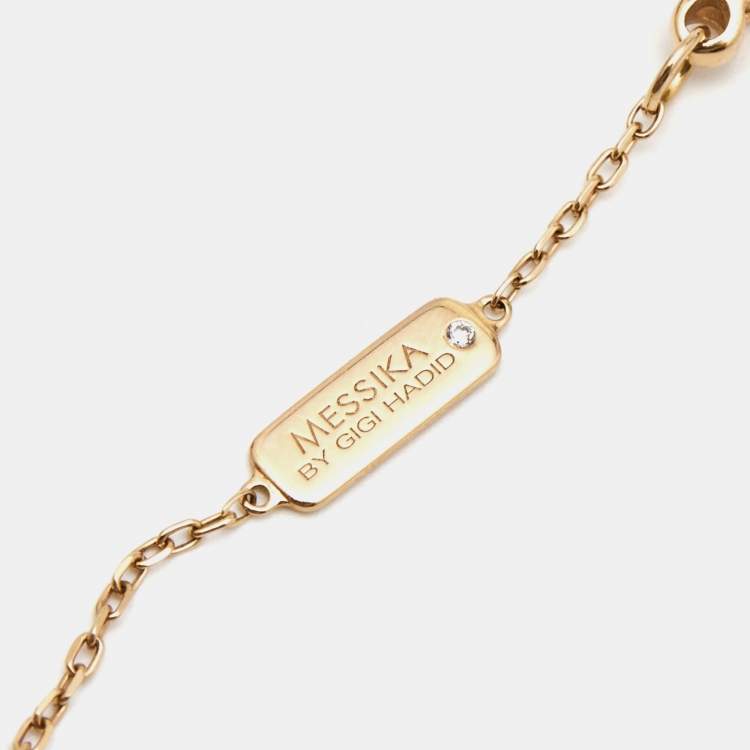 Pre Owned Messika Move Addiction by Gigi Hadid Diamond 18k Rose Gold Bracelet