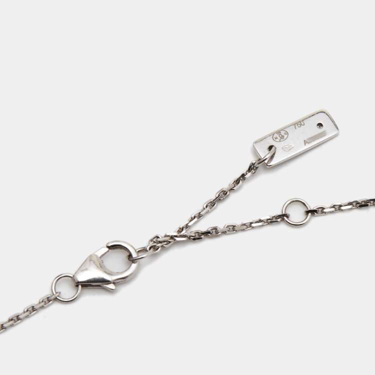 مملوكة مسبقًا Messika Move Uno Pave Diamonds 18k White Gold Necklace