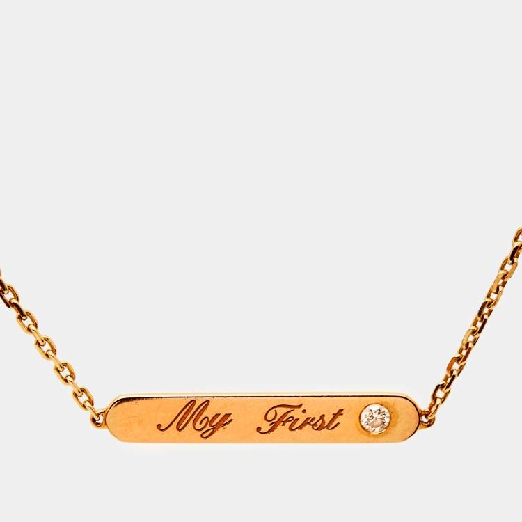 Pre Owned Messika My First Diamond 18K Rose Gold Bracelet