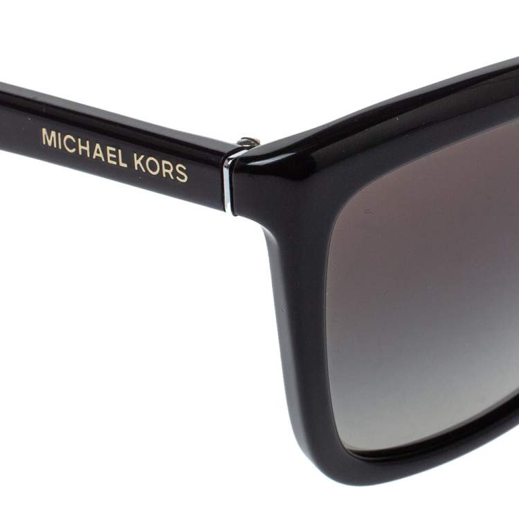 Pre Owned Michael Kors Black/Green MK 2039 Cornelia Wayfarer Sunglasses