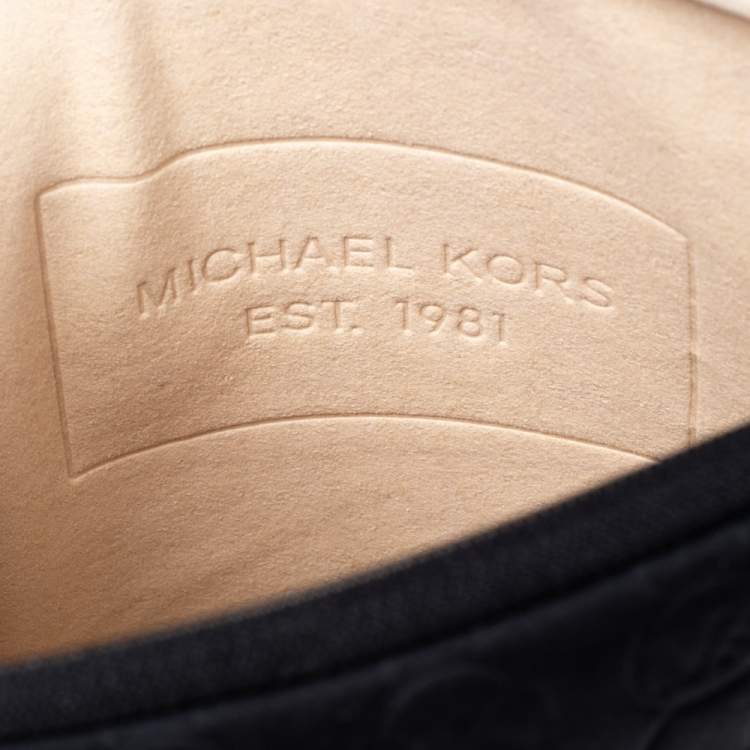Pre Owned Michael Kors Black Neoprene Zipper iPad Tablet Case
